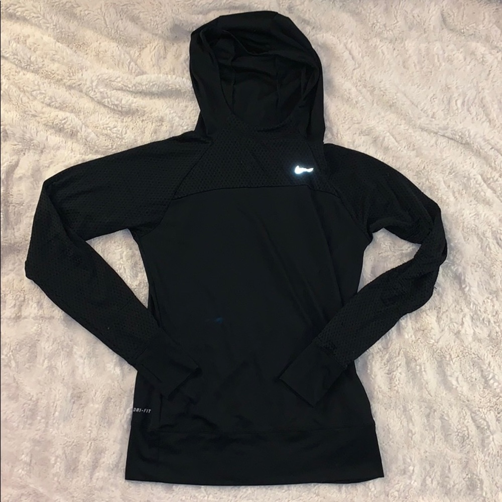 blank nike long sleeve with a hood